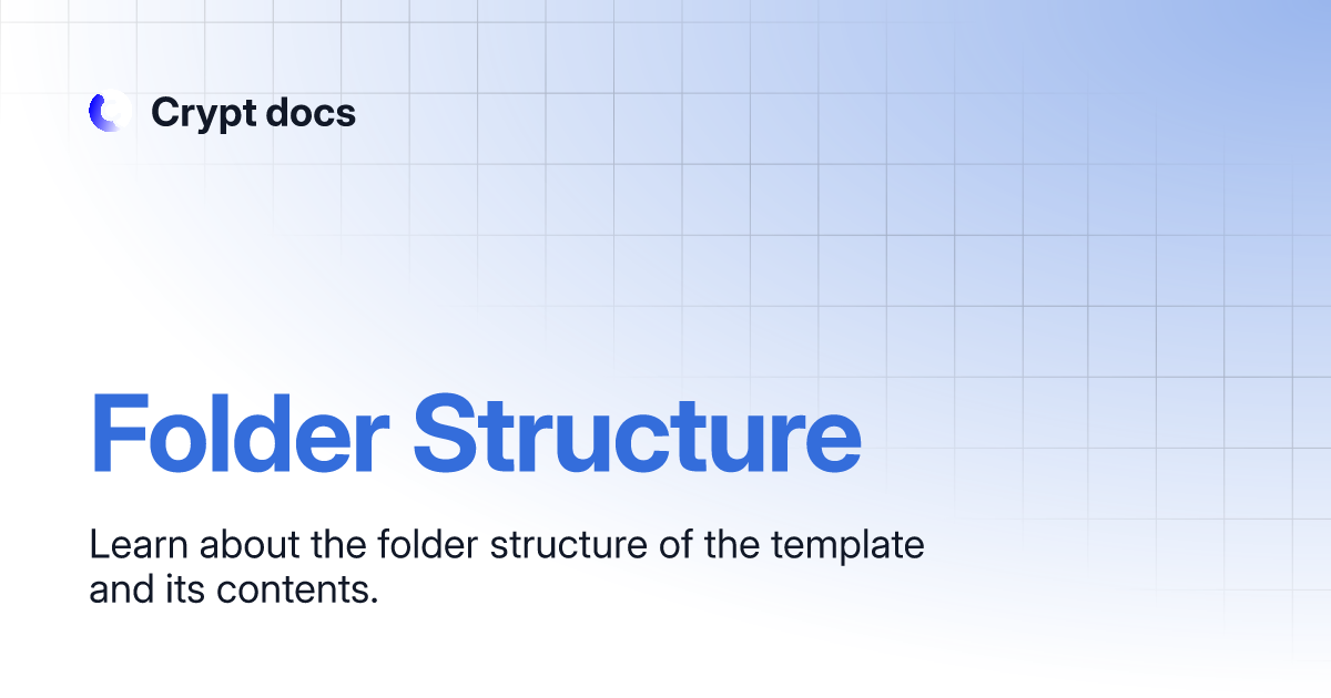 Folder Structure Crypt Docs